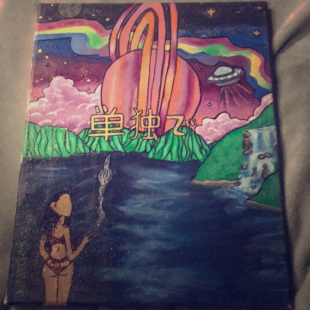 My hand painted painting .
